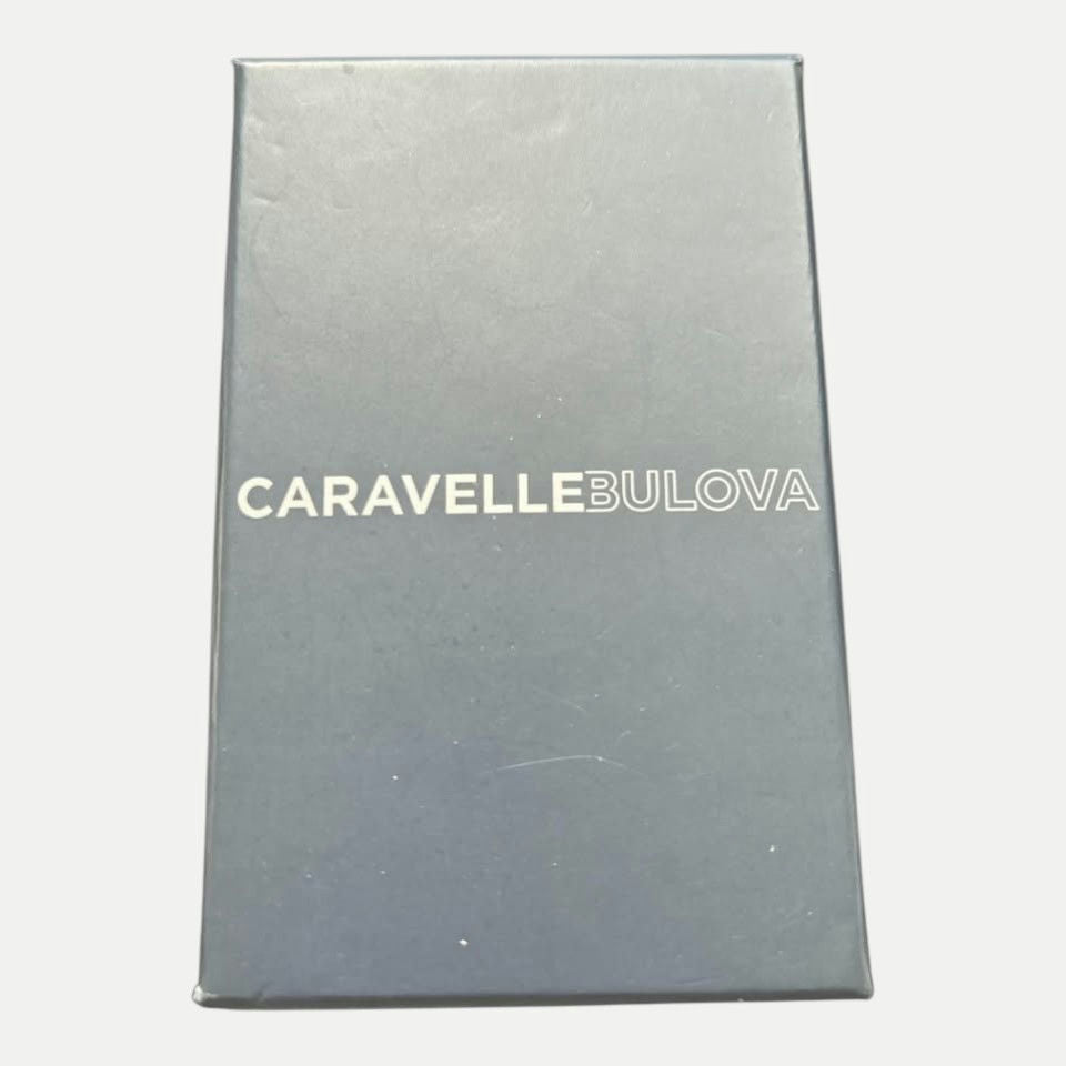 Caravelle by Bulova women’s quartz watch, two-tone, white dial, date