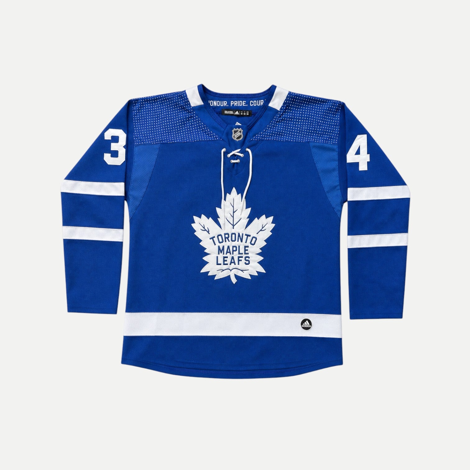 Toronto Maple Leafs Adidas NHL Jersey Matthews #34 Blue Size 50