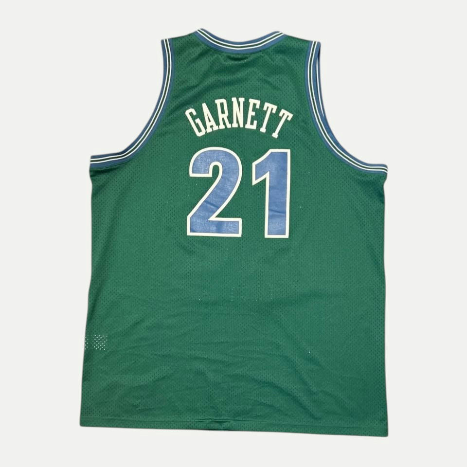 Vintage Nike Team Sports Minnesota Timberwolves Kevin Garnett #21 Jersey XXL +2
