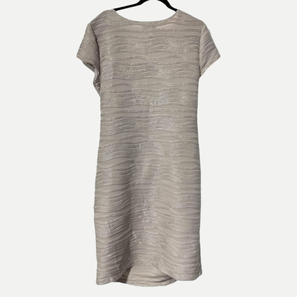 Joseph Ribkoff draped faux-wrap dress, size 18