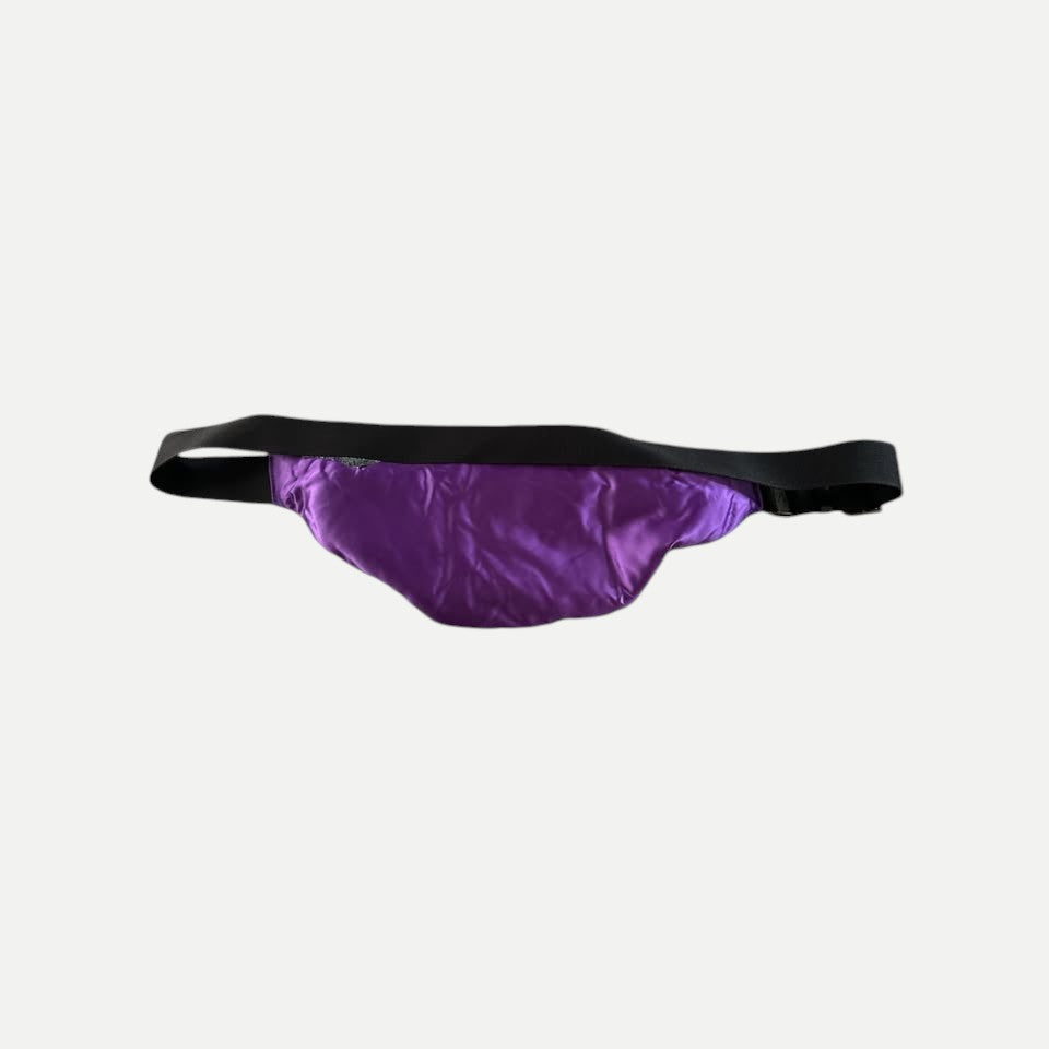 Palm Angels Belt Bag PMNO004F21LEA001, Purple, Made in Italy