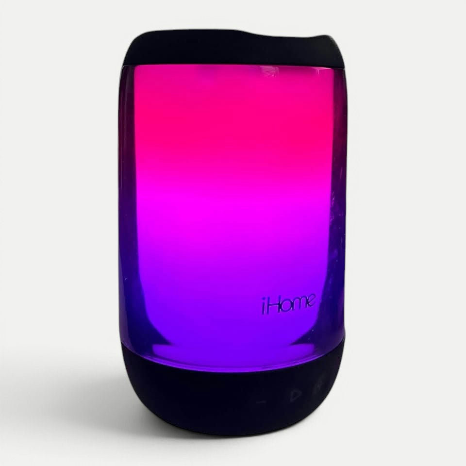 iHome PLAYGLOW+ Rechargeable Color Changing Waterproof Bluetooth Speaker