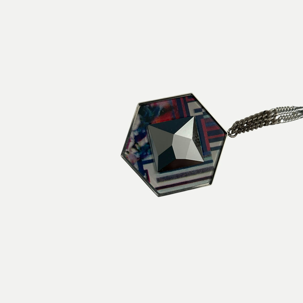 Atelier Swarovski by Martin Williamson Designer Pendant Necklace – Geometric Crystal Jewelry