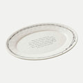 DEMDACO Large Oval Serving Platter – Decorative Family Table Dish