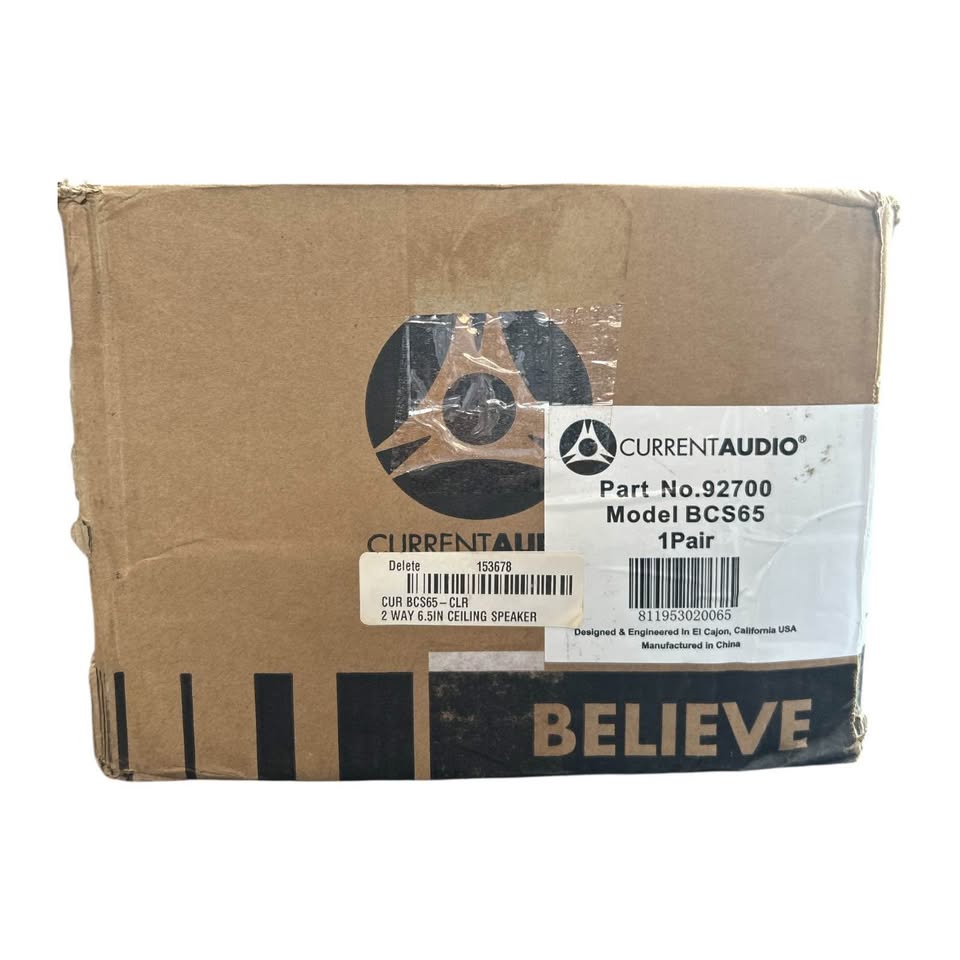 Current Audio Contractor Series BCS65 6,5" in-ceiling Loudspeaker 1 Pair