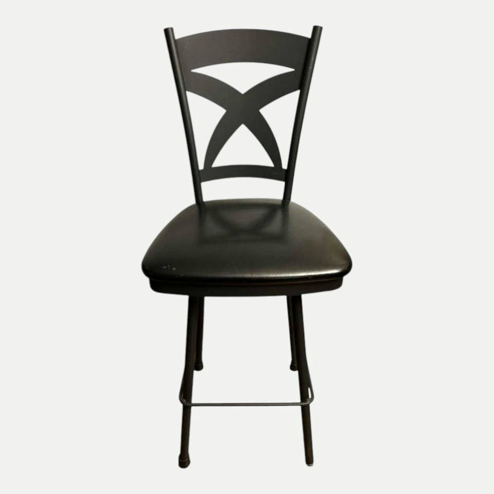 Amisco Swivel Counter Stools — Set of 4