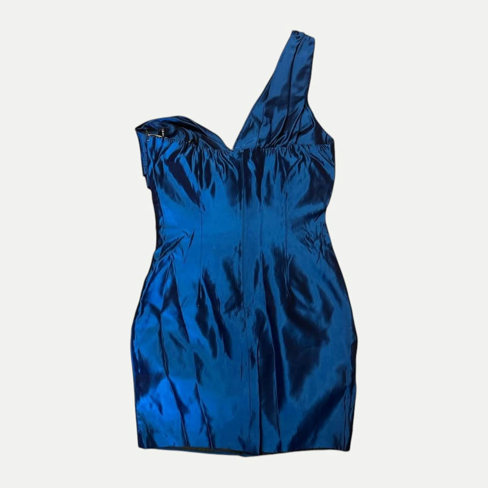 Alexia Admor Sapphire One-Shoulder Cocktail Dress – XS