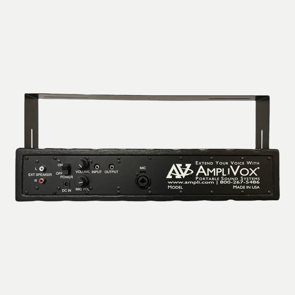 SW1234 - Rack Mount Line Array Soundbar Amplified PA Speaker with Wireless Mic
