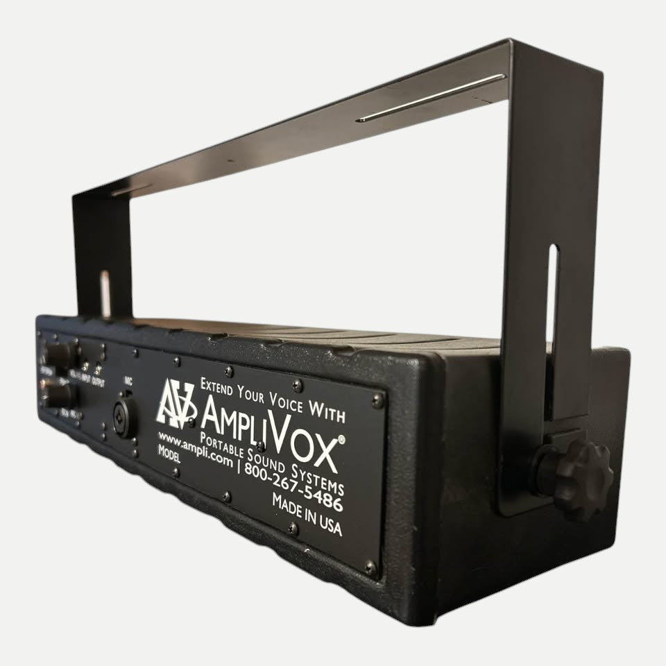 SW1234 - Rack Mount Line Array Soundbar Amplified PA Speaker with Wireless Mic