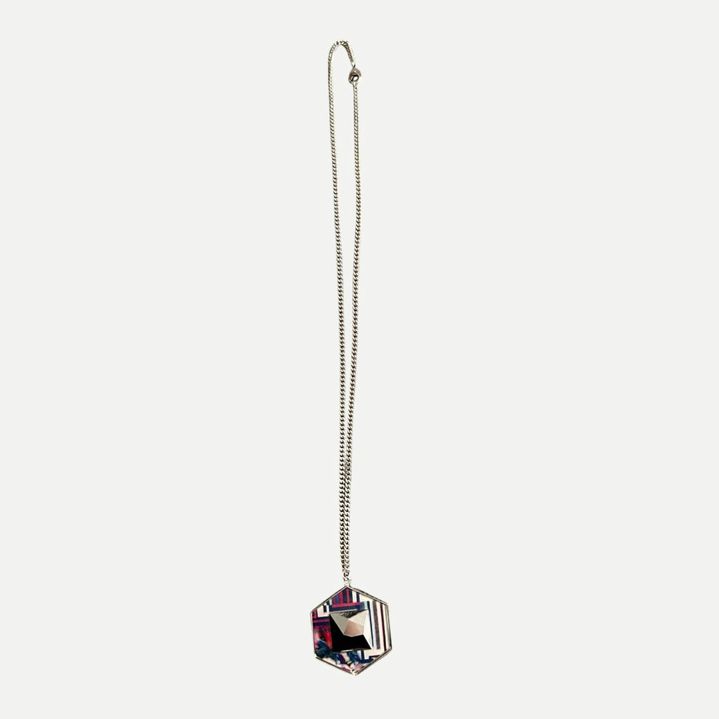Atelier Swarovski by Martin Williamson Designer Pendant Necklace – Geometric Crystal Jewelry