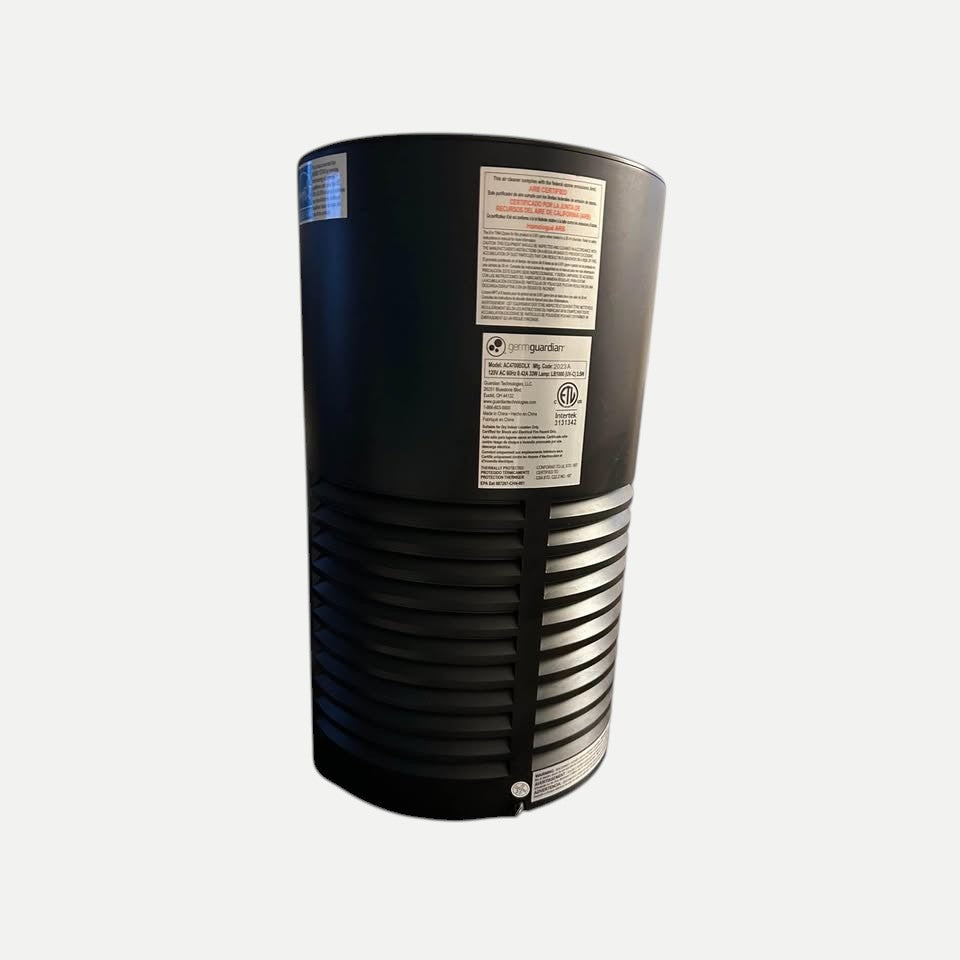 New |Germ Guardian AC4700BDLX Table Top Air Purifier with HEPA Filter - Black | Without packaging