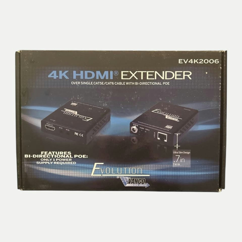 Vanco EV4K2006 Evolution 4K HDMI Extender over Cat5e/Cat6