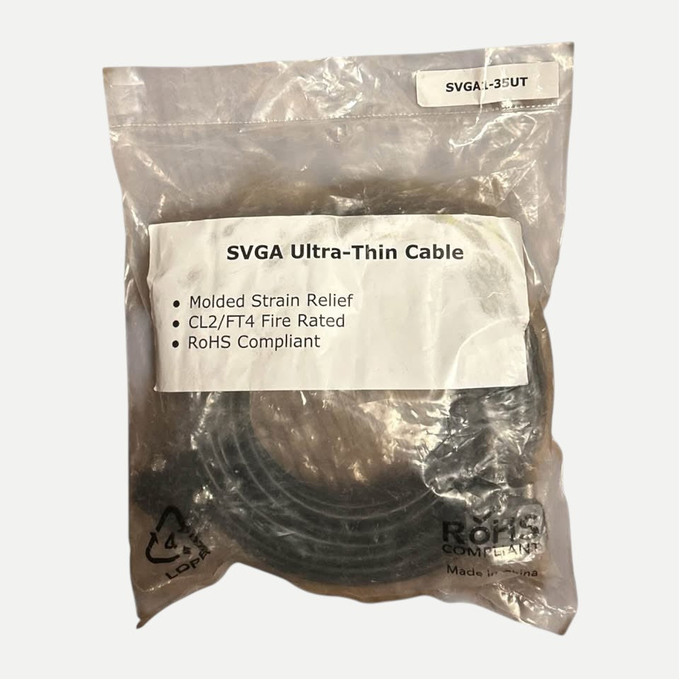 SVGA Ultra-Thin Cable (SVGA-35UT) – Brand New, Sealed