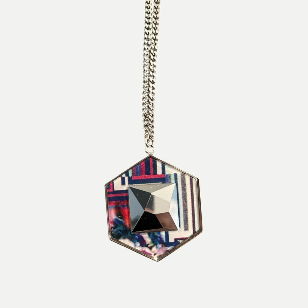 Atelier Swarovski by Martin Williamson Designer Pendant Necklace – Geometric Crystal Jewelry
