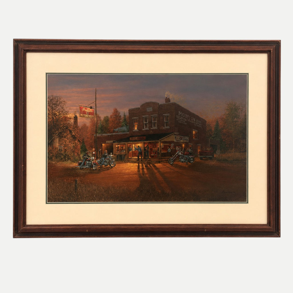 Dave Barnhouse “Ready, Set, Go” — Signed Limited Edition Print 9/600 w/ COA, Framed