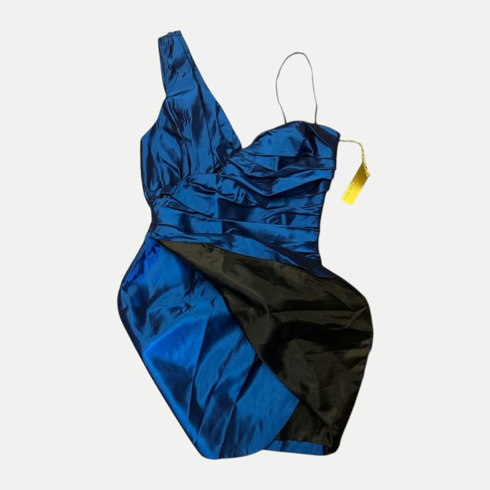 Alexia Admor Sapphire One-Shoulder Cocktail Dress – XS