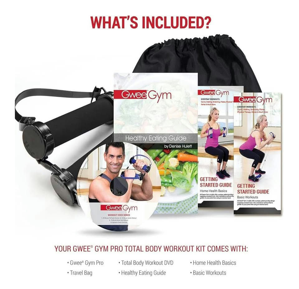 Gwee Gym Pro Portable Resistance Trainer – Compact Full Body Workout Device
