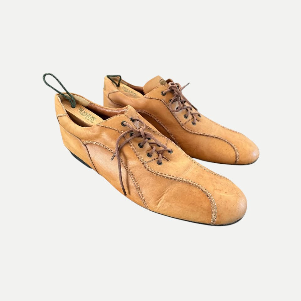 A.Testoni Men’s Leather Shoes – Made in Italy – Size 9 (Glover NR.8)