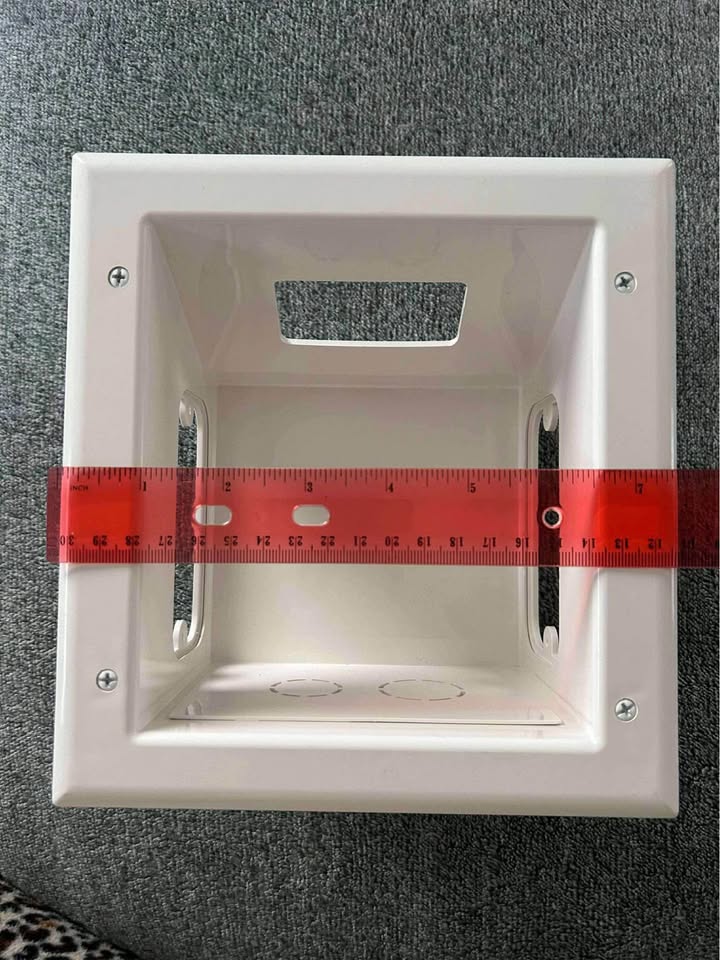 DataComm Recessed Media Box Heavy Duty Electronic Wall Wiring