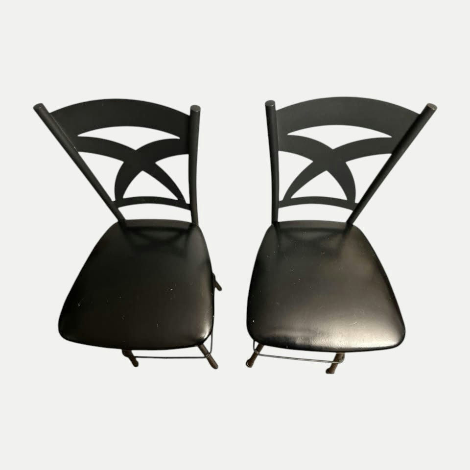 Amisco Swivel Counter Stools — Set of 4
