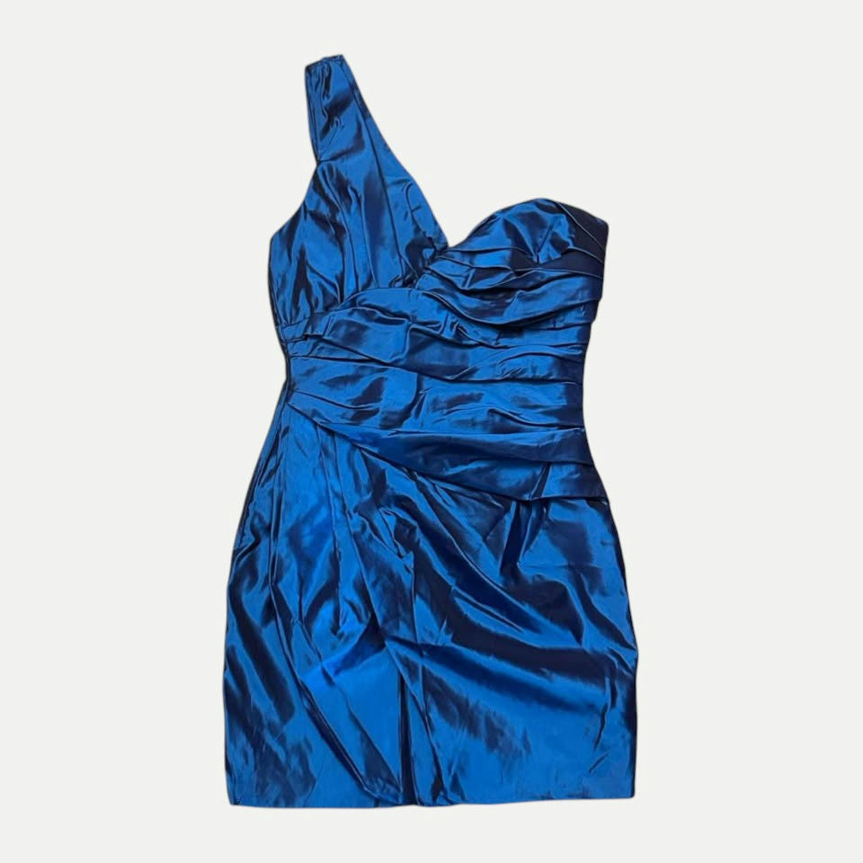 Alexia Admor Sapphire One-Shoulder Cocktail Dress – XS