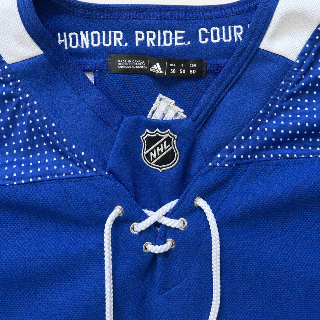 Toronto Maple Leafs Adidas NHL Jersey Matthews #34 Blue Size 50