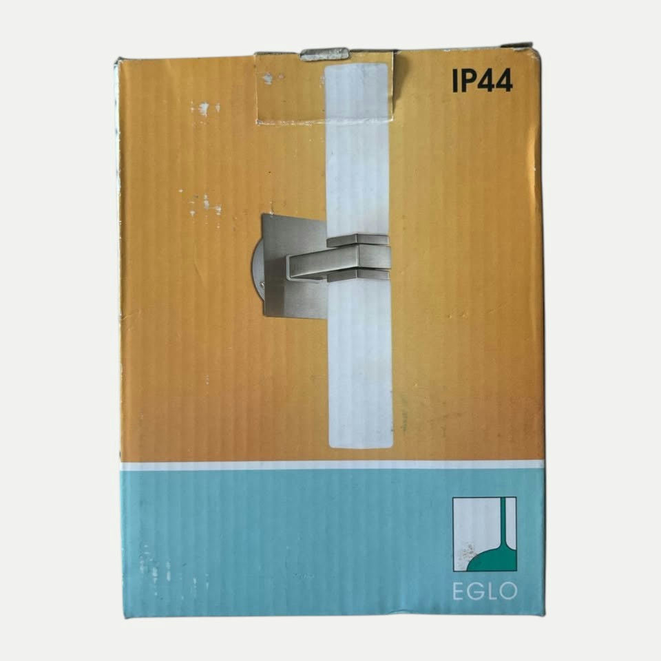 EGLO Palermo Bathroom Mirror Light – Modern Chrome Wall Fixture (IP44)