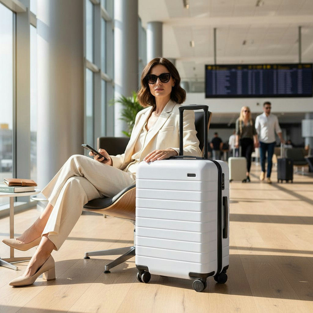 Away White Carry-On