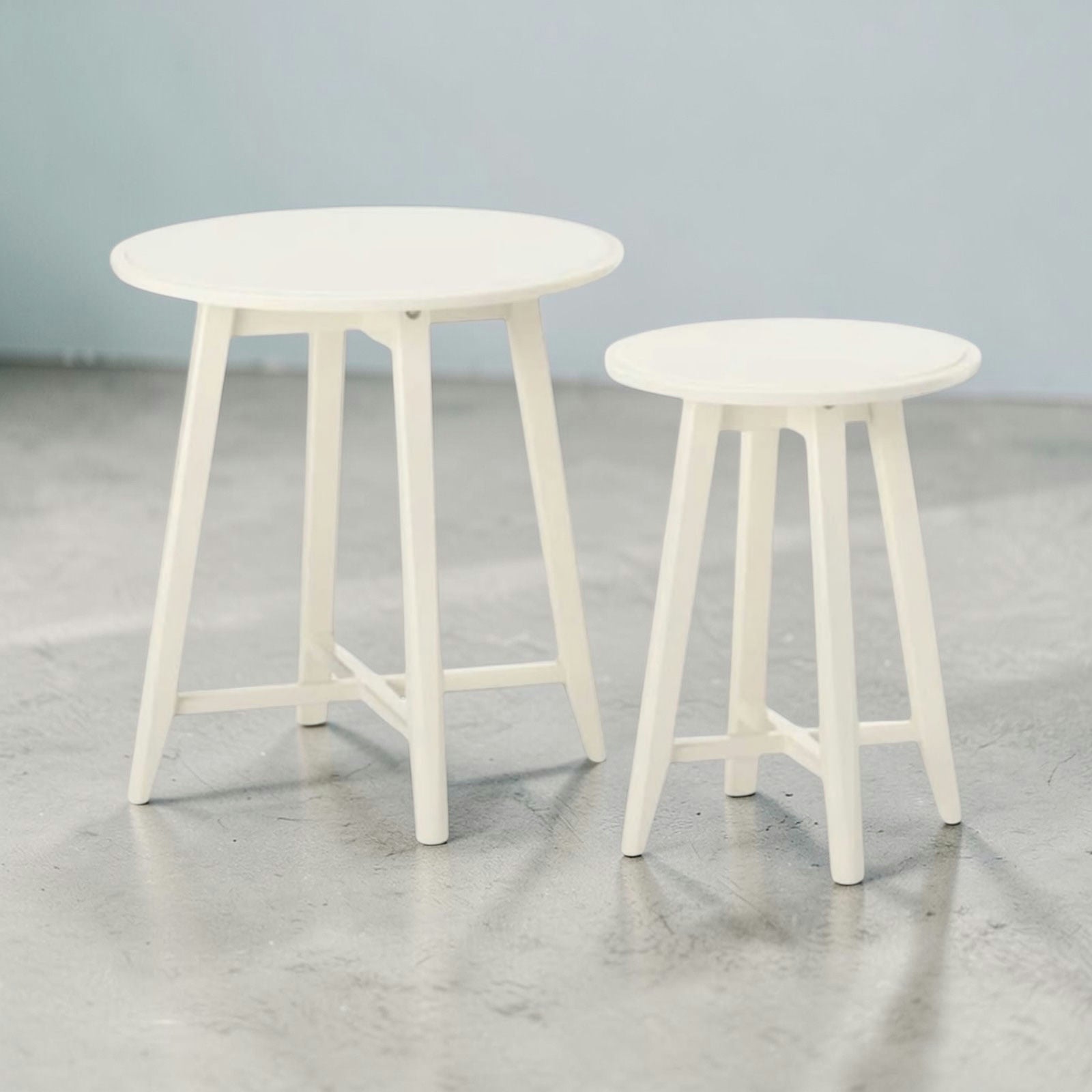 IKEA KRAGSTA Nesting Tables – Set of 2 (White)