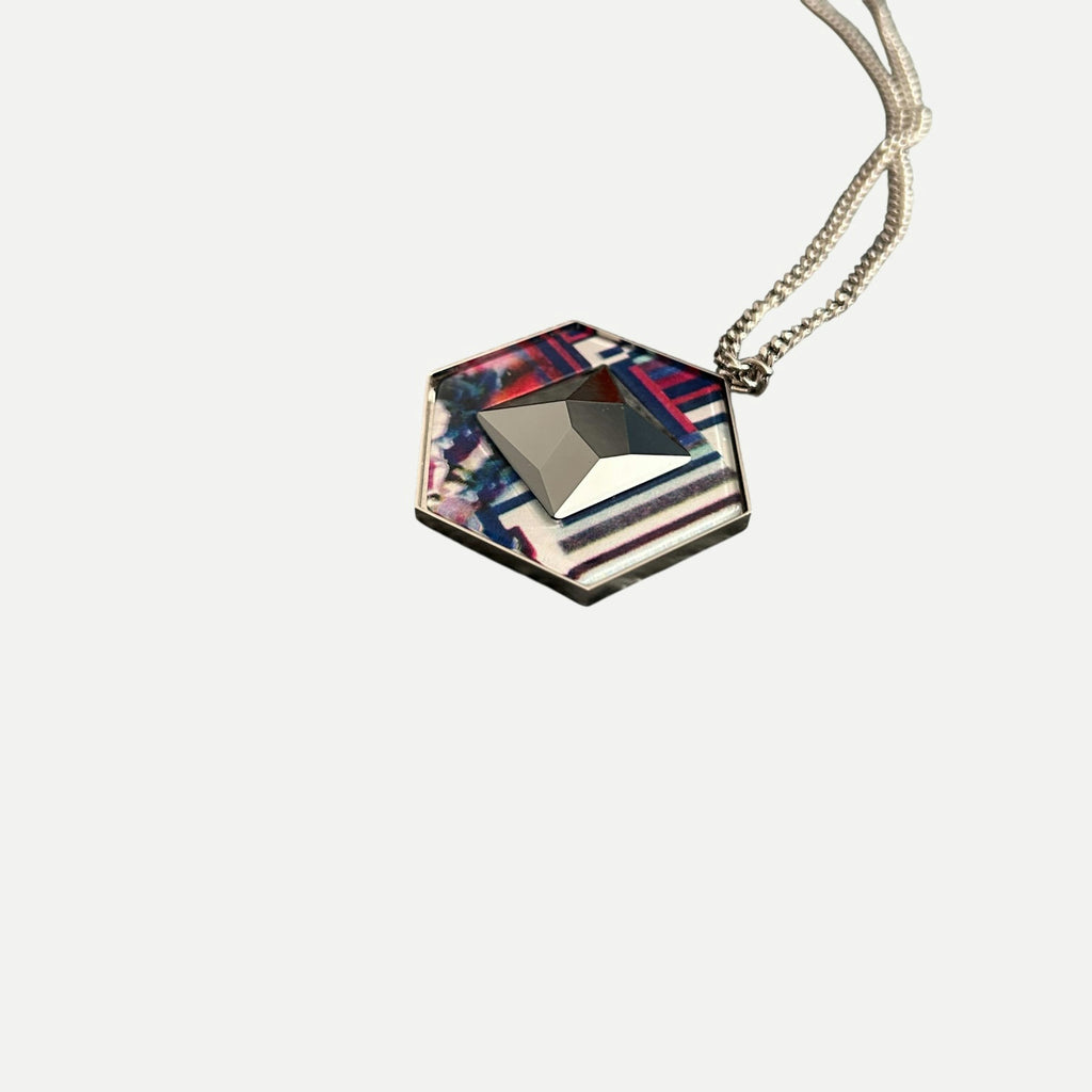 Atelier Swarovski by Martin Williamson Designer Pendant Necklace – Geometric Crystal Jewelry
