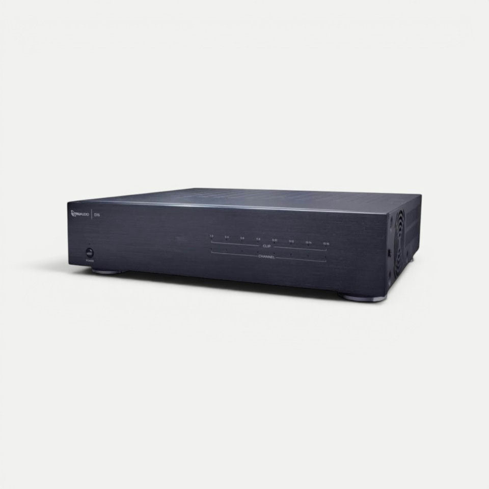 TruAudio D16 Channel Amplifier, 8 Subwoofer Outputs