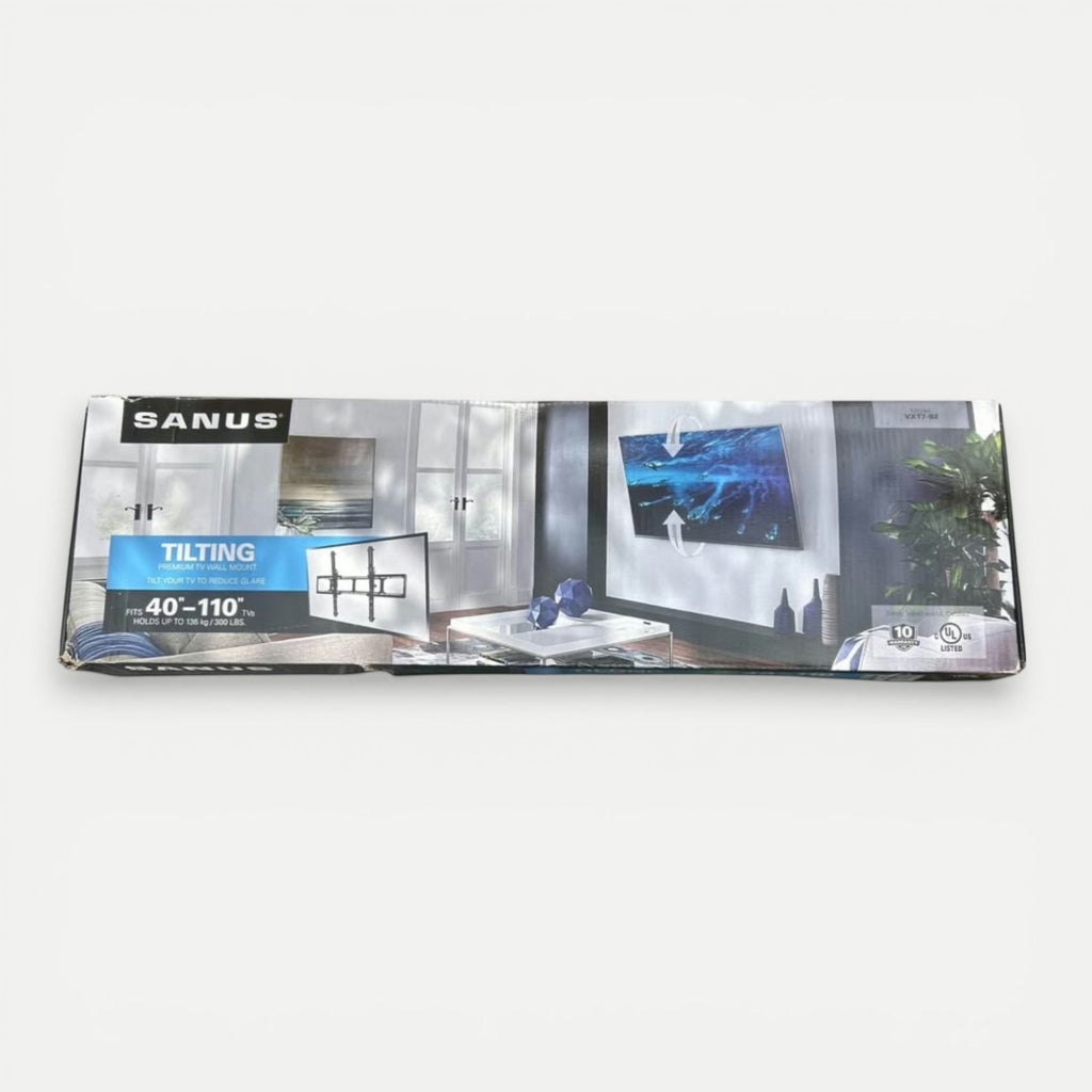 Sanus VXT7-B2 Premium XL Tilting TV Mount (40”–110”, up to 300 lbs)