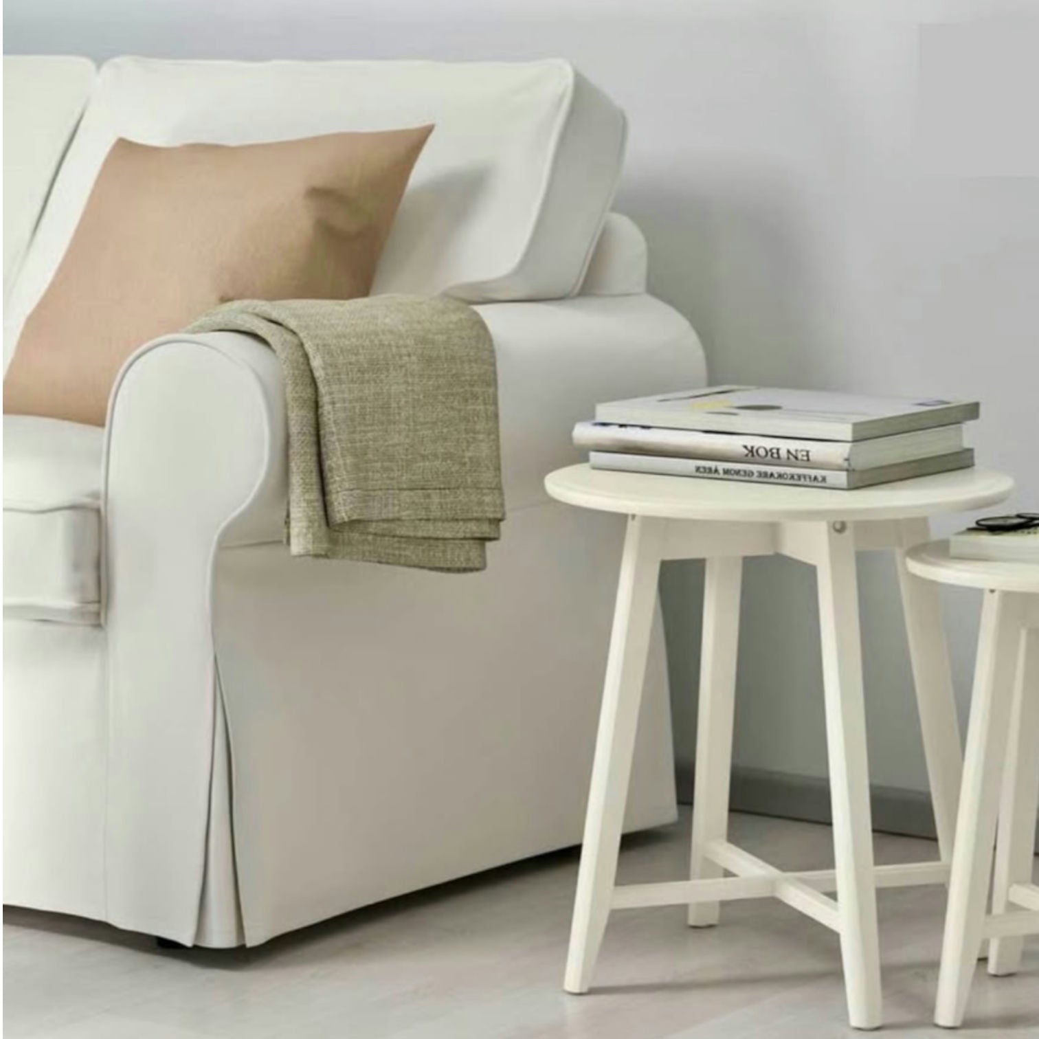 IKEA KRAGSTA Nesting Tables – Set of 2 (White)