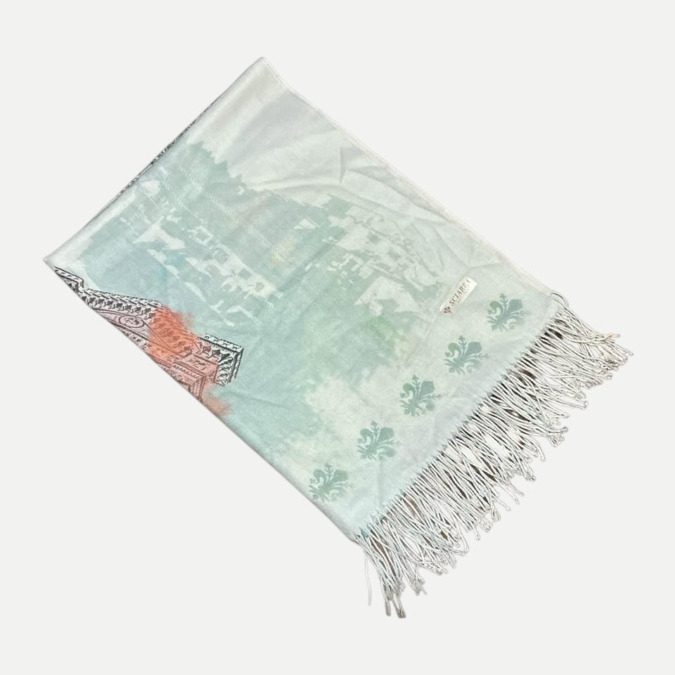 SCIARPA Firenze Italia Architecture Print Scarf