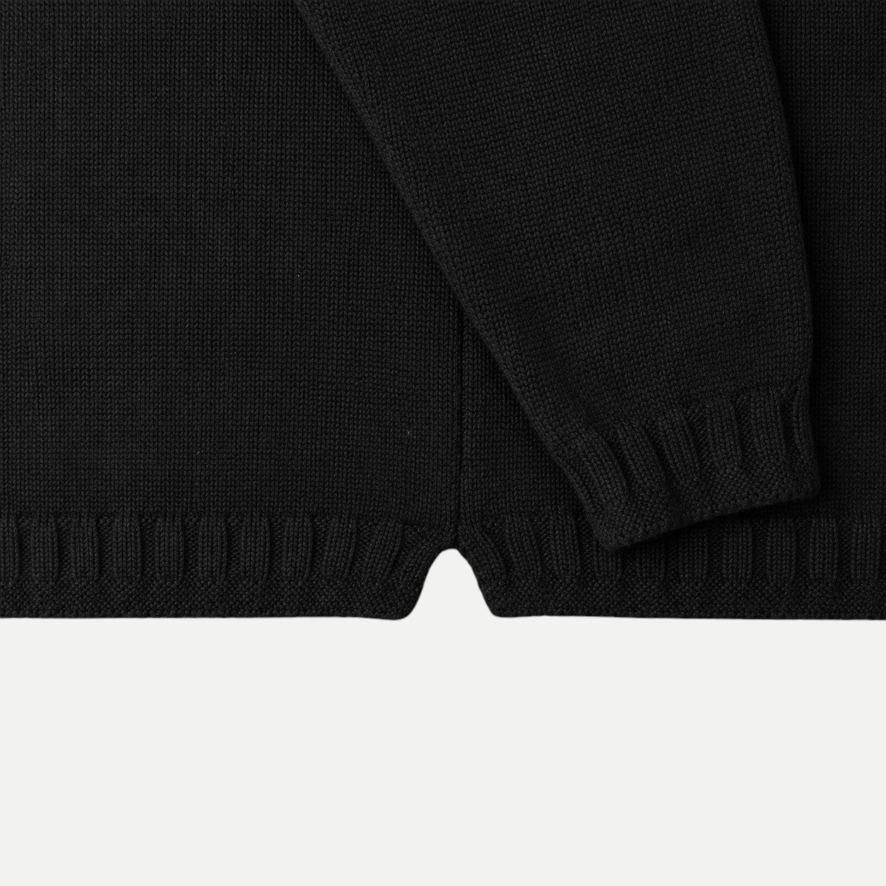 St Michael Marks & Spencer Merino Wool Black Crewneck Pullover Sweater Size M Made The U.K.
