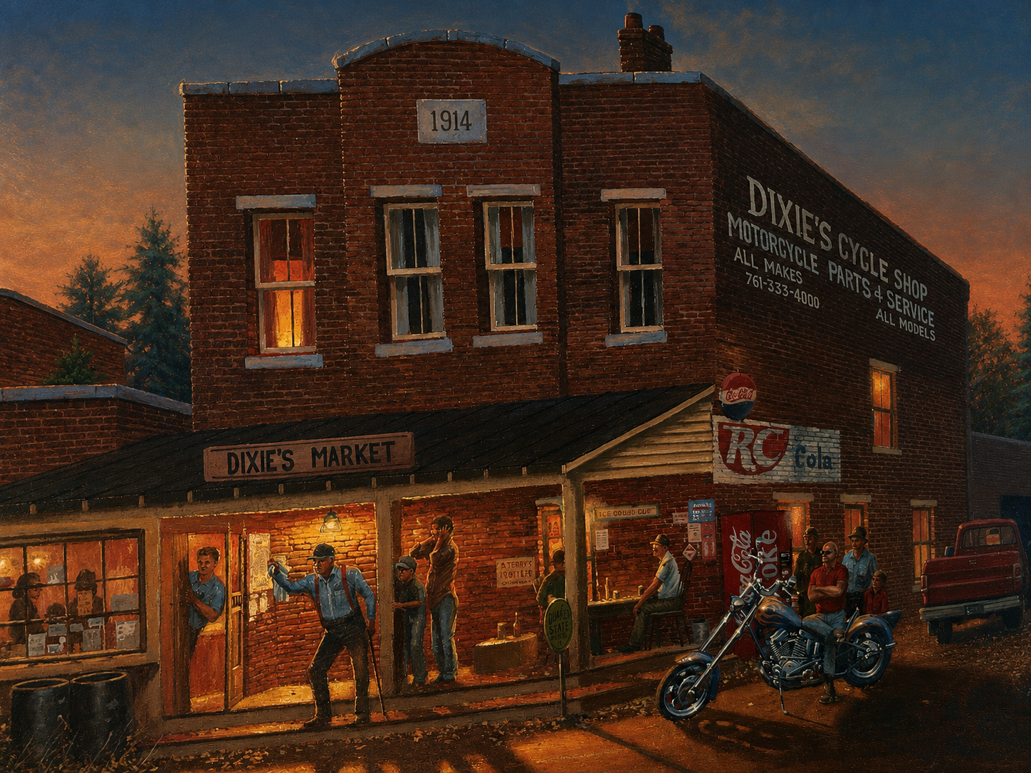 Dave Barnhouse “Ready, Set, Go” — Signed Limited Edition Print 9/600 w/ COA, Framed
