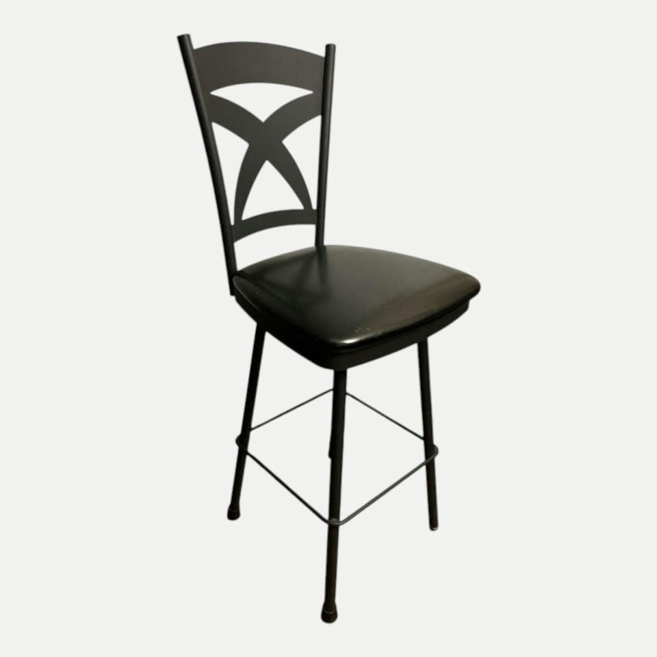 Amisco Swivel Counter Stools — Set of 4