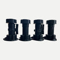 Berta Cabinet Leveler Legs-330 lb Capacity, Leg-Adjusts from 4"–5 1/10” 100-130 mm