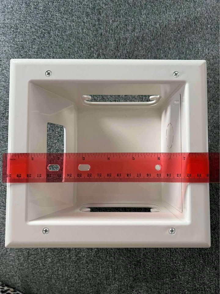 DataComm Recessed Media Box Heavy Duty Electronic Wall Wiring
