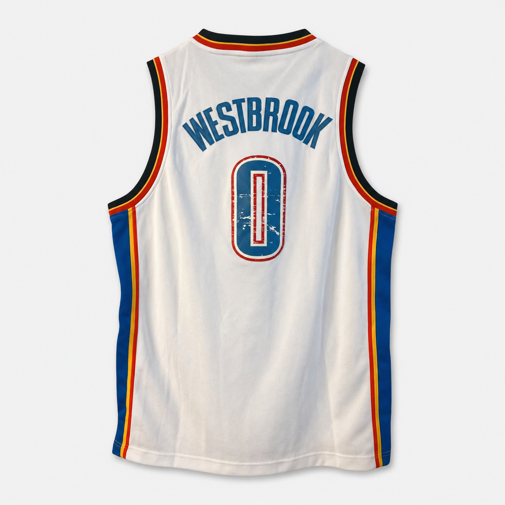 Adidas Oklahoma City Thunder #0 Russell Westbrook Jersey