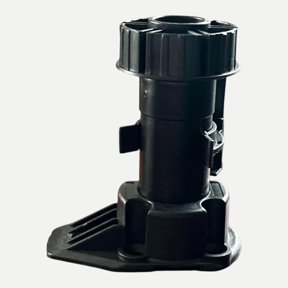Berta Cabinet Leveler Legs-330 lb Capacity, Leg-Adjusts from 4"–5 1/10” 100-130 mm