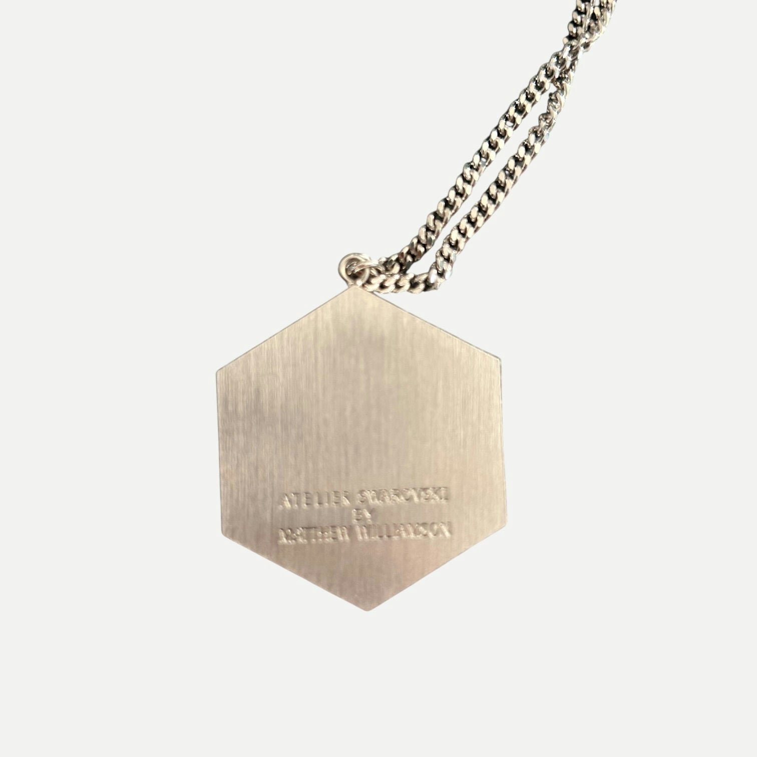 Atelier Swarovski by Martin Williamson Designer Pendant Necklace – Geometric Crystal Jewelry